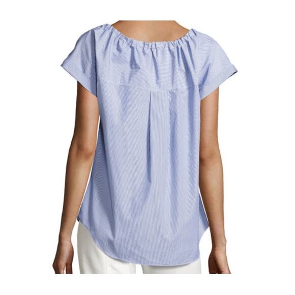 Theory Velvela Striped Top - Picture 10 of 10